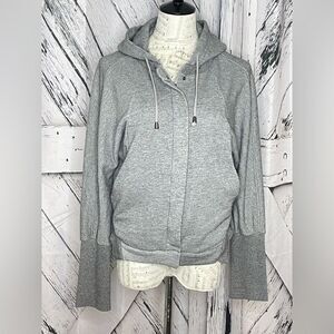 Bonnie Alex Gray Zip-Up Hoodie S/M